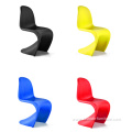 Restaurant polypropylene s shape plastic chair